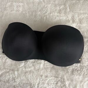 Victoria's Secret Black Strapless Push Up